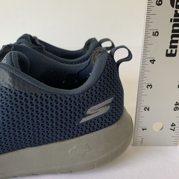 Skechers Shoes Go Walk Max Effort Men 10 Navy Lace-up Mesh Athletic Sneakers - Picture 11 of 11